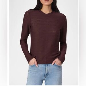 rag & bone Dark Burgundy Long Sleeve Shirt
